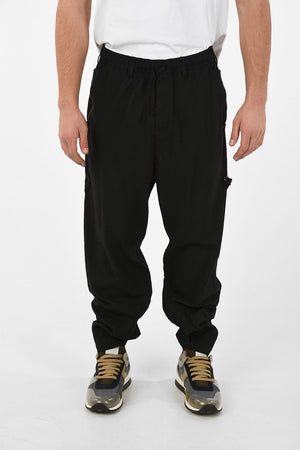 drawstring waist harem pants