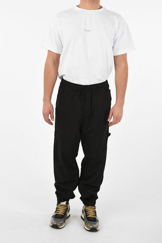 drawstring waist harem pants