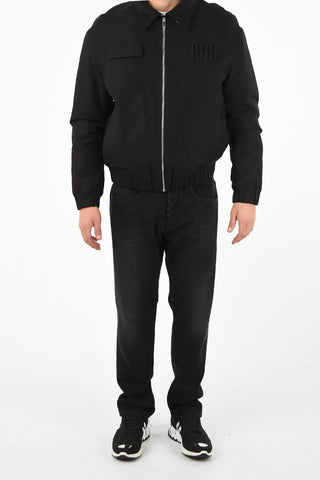 Full Zip Jacket with Embroideries on the back