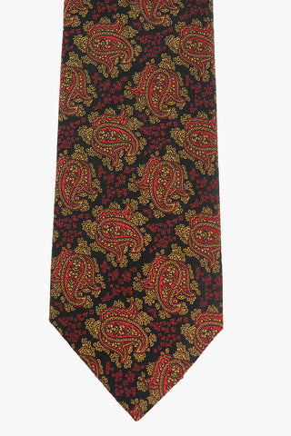 paisley silk Tie