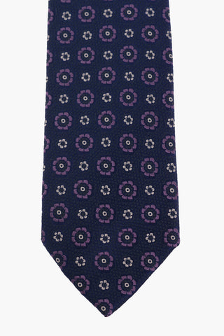 Flowers-Embrodered Tie