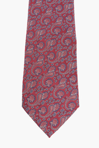 paisley silk Tie