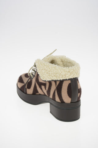 Stivaletto in Tessuto 3cm