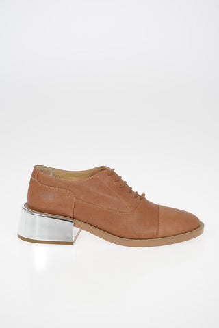 MM6 5cm Leather Derby with Heel