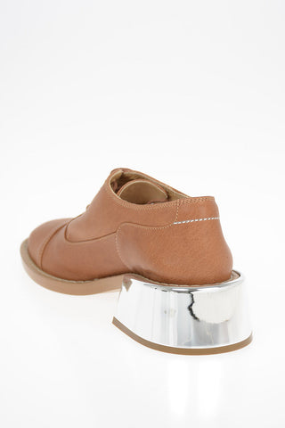 MM6 5cm Leather Derby with Heel