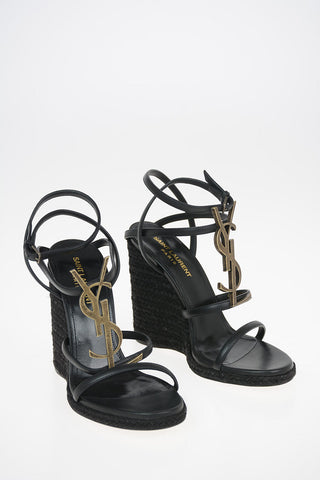 Sandali CASSANDRA in Pelle con Suola Platform 11 Cm