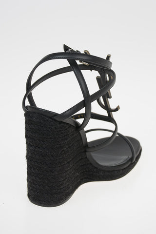 Sandali CASSANDRA in Pelle con Suola Platform 11 Cm