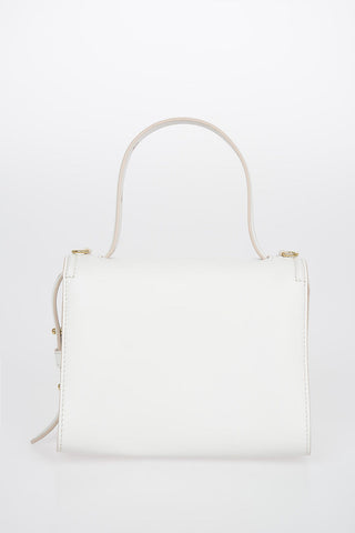 Leather THE STORY Top Handle Bag with Removable Shoulder Strap 
