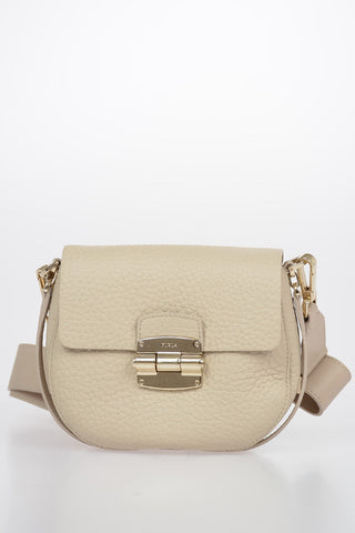 Textured Leather CLUB Saddle Bag