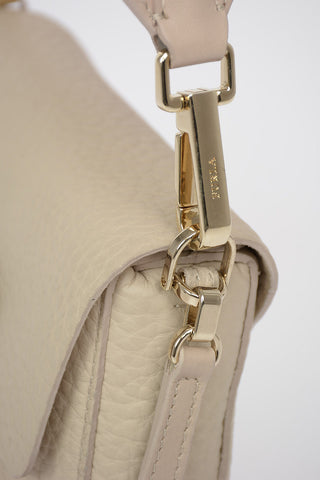 Textured Leather CLUB Saddle Bag