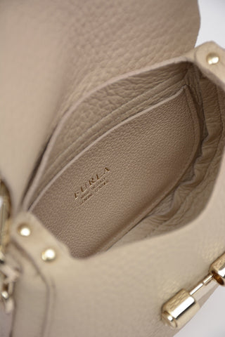 Textured Leather CLUB Saddle Bag