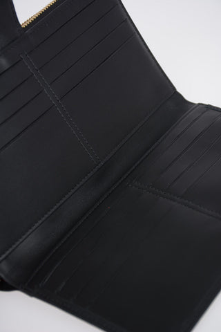 Leather Wallet with Double Compartment