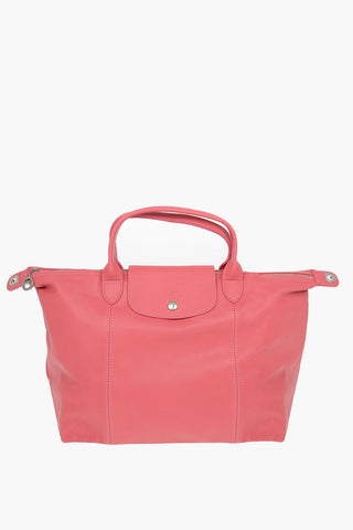 Leather Tote Bag With Removable Shoulder Strap