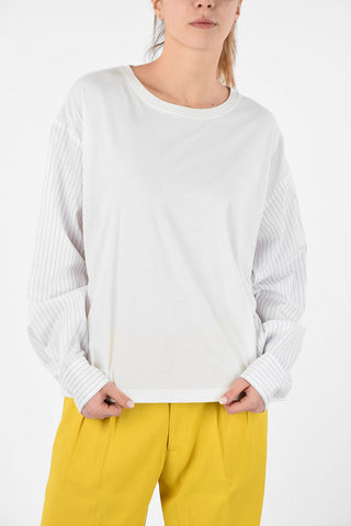 MM6 Striped Sleeve T-shirt