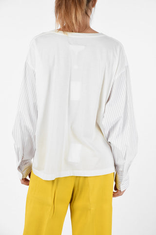 MM6 Striped Sleeve T-shirt