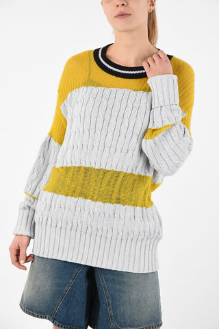 MM1 Oversize Cable Knit Sweater