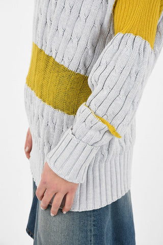MM1 Oversize Cable Knit Sweater