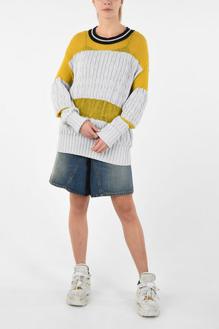 MM1 Oversize Cable Knit Sweater