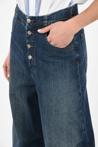 MM6 Jeans Wide Fit a Vita Alta