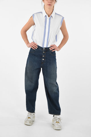 MM6 Jeans Wide Fit a Vita Alta