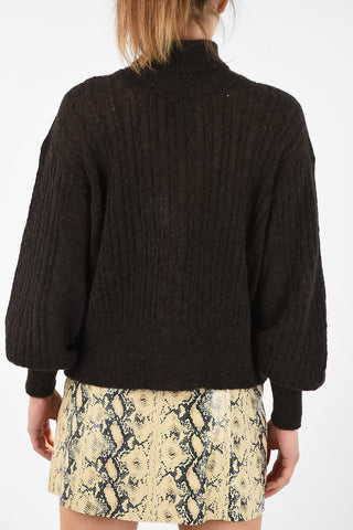 turtle neck cable knit Sweater