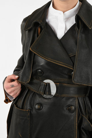 Leather MASAMI Trench