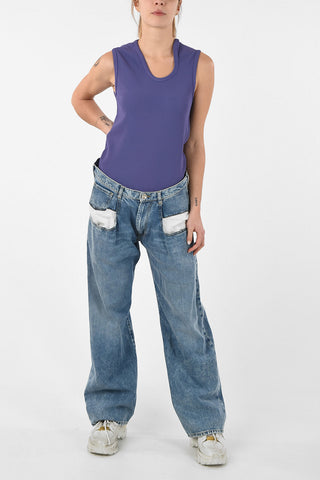 MM1 Stonewashed Baggy Jeans