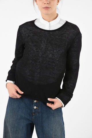 MM4 Mohair Crew-Neck Sweater