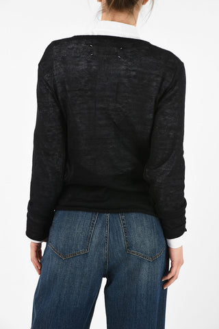 MM4 Mohair Crew-Neck Sweater