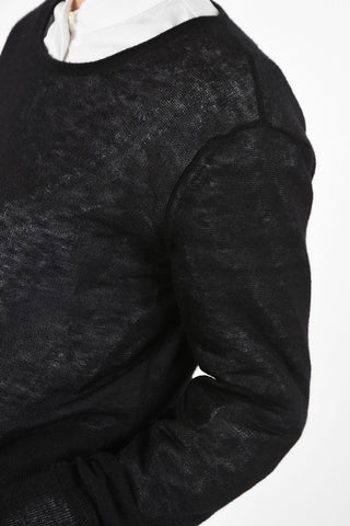 MM4 Mohair Crew-Neck Sweater