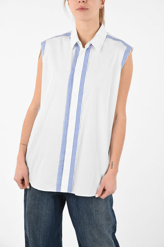 MM4 Hidden Closure Sleeveless Shirt
