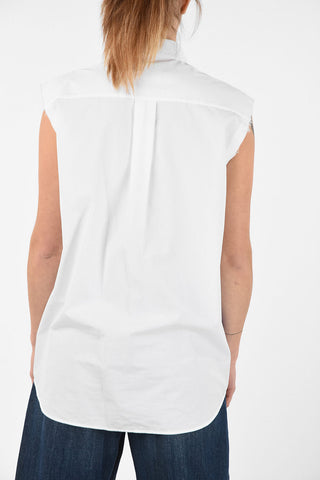 MM4 Hidden Closure Sleeveless Shirt