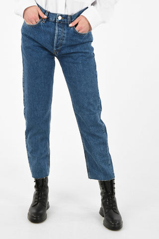 Jeans Stovepipe a Vita Alta