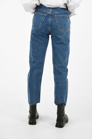 Jeans Stovepipe a Vita Alta
