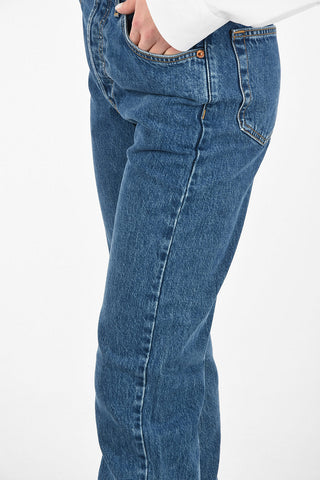 Jeans Stovepipe a Vita Alta