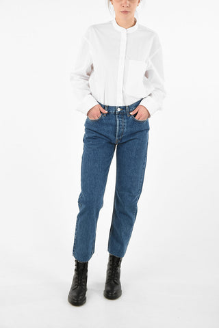 Jeans Stovepipe a Vita Alta