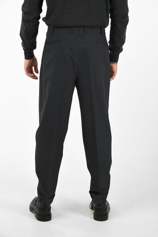 ANIMAL AL Double Pleat Pants With Belt Loops