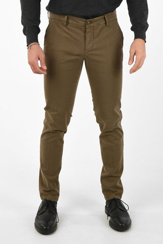 Mid Waist Straight Pants