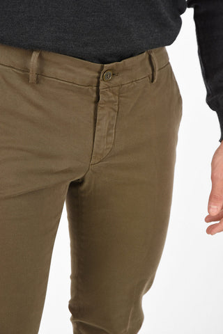 Mid Waist Straight Pants