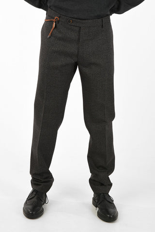 Virgin Wool 5 Pocket Pants with Belt Loops