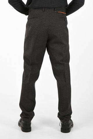 Virgin Wool 5 Pocket Pants with Belt Loops