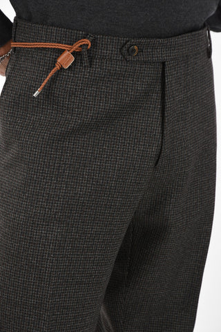 Virgin Wool 5 Pocket Pants with Belt Loops