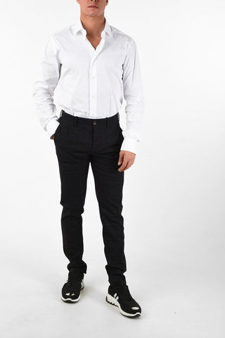 Single Pleat Tartan Pants