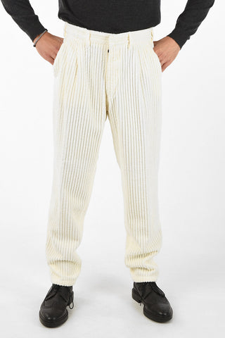 Corduroy SANTIAGO Pants With Belt Loops
