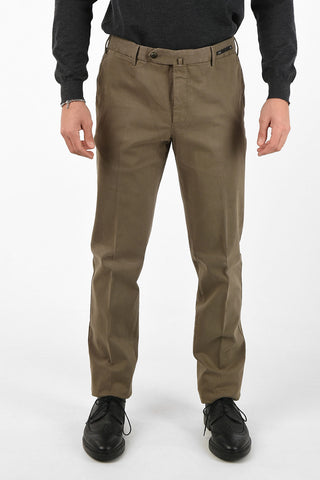 GHOST PROJECT Stretchy Cotton Regular Waist Pants
