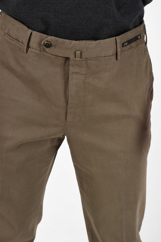 GHOST PROJECT Stretchy Cotton Regular Waist Pants