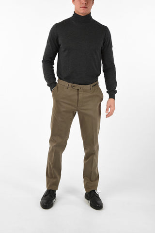 GHOST PROJECT Stretchy Cotton Regular Waist Pants