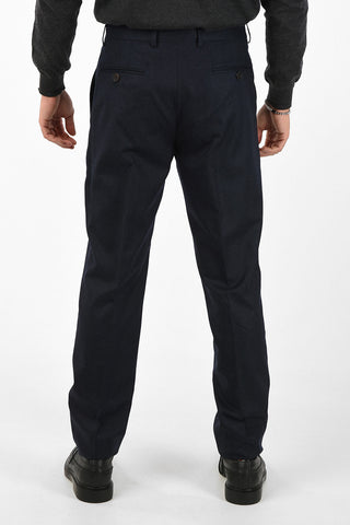 Wool TRADITIONAL FIT Straight Pants