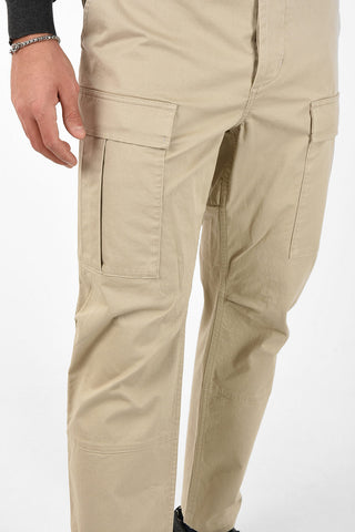 Stretchy Cotton Cargo Pants