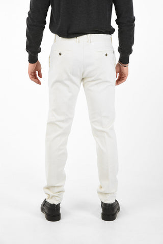 Mid-Waist Pants with Belt Loops